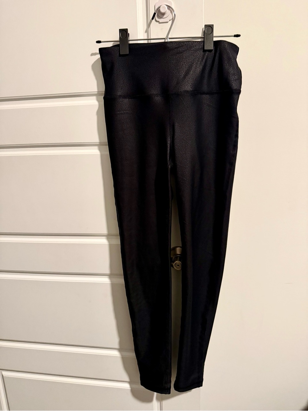 Mono B Metallic Charcoal High-Waist Leggings